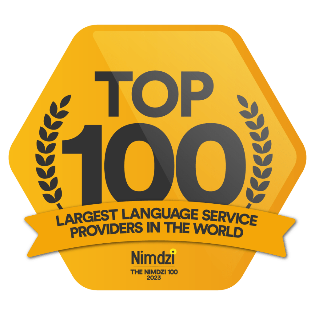 Nimdzi Insights logo for Top 100 List
