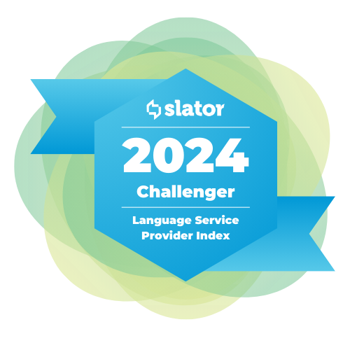 Slator 2024 Language Service Index Badge Award Citing Hanna as a Challenger